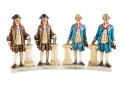 Masonic Statesmen 1957 George Washington & Ben Franklin Figurines 