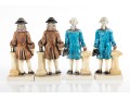 Masonic Statesmen 1957 George Washington & Ben Franklin Figurines 