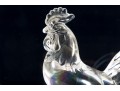 Vintage Paden City Glass Company Crystal Rooster