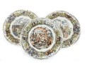 Williamsburg Virginia By Wedgwood - Trio Of Vintage Historical Dinner Plates