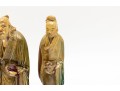 Vintage Chinese Glazed Mudmen Figurines