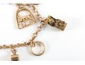 14K Gold Charm Bracelet 