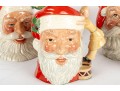 Four Vintage Royal Doulton Santa Claus Porcelain Toby Mugs