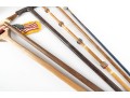 Collection Of Six Vintage Americana Wood Canes