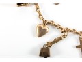 14K Gold Charm Bracelet 
