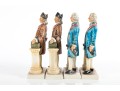 Masonic Statesmen 1957 George Washington & Ben Franklin Figurines 