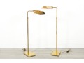 Mid Century Koch & Lowy Brass Reading Floor Lamps