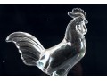 Vintage Paden City Glass Company Crystal Rooster