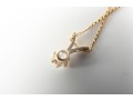 14K And Petite Diamond Pendant Necklace