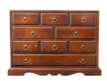 1960's Hickory Chair Company Mahogany English Silver Chest Of Drawers 