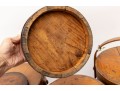 Set Of Antique Wood Firkins