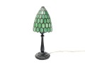 Tiffany Style Green Art Glass Lamp