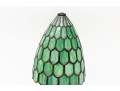 Tiffany Style Green Art Glass Lamp