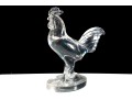 Vintage Paden City Glass Company Crystal Rooster