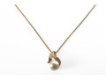 14K Yellow Gold & Cultured Pearl Necklace 