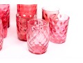 Cranberry Depression Glass Tumblers