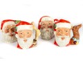 Four Vintage Royal Doulton Santa Claus Porcelain Toby Mugs