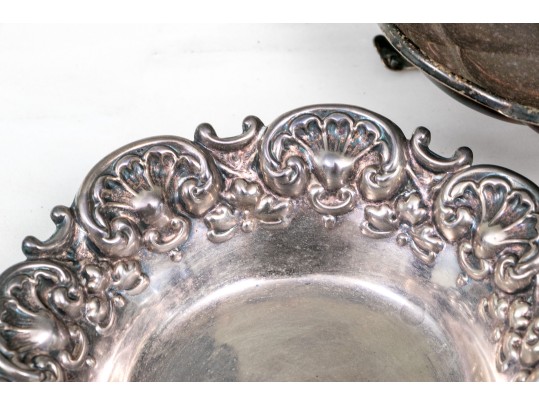 Two Vintage Sterling Silver Dishes, 5.715 OZT