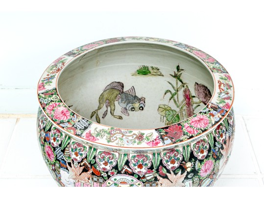 Decorative Chinese Export Style Famille Rose Ceramic Jardiniere