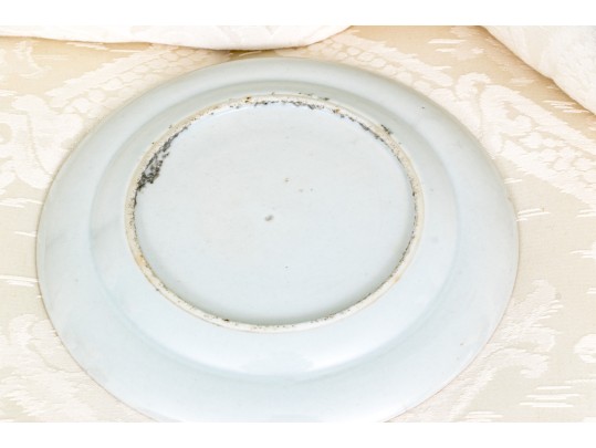 Three Chinese Export Famille Rose Porcelain Plates