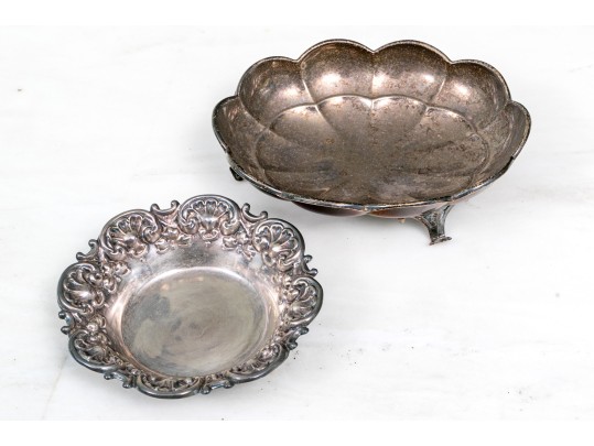 Two Vintage Sterling Silver Dishes, 5.715 OZT