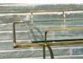 Mid Century Brass And Glass Bar Cart