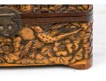Vintage Quality Carved And Finished Wooden Jewelry Casket