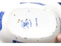 Seven Pieces Of English Blue And White Transfer Ware Ceramics