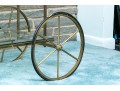 Mid Century Brass And Glass Bar Cart