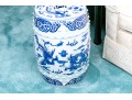 Traditional Chinese Blue And White Porcelain Garden Stool