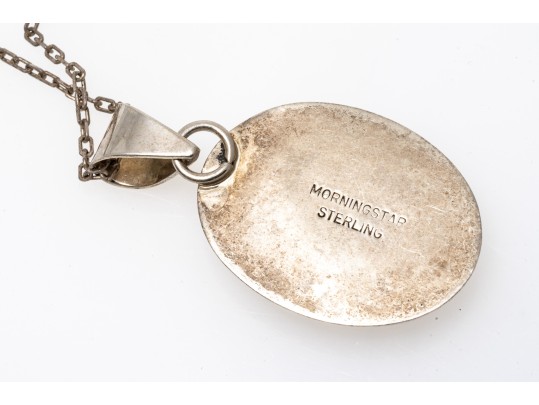 Collection Of Five Various Sterling Pendant Necklaces