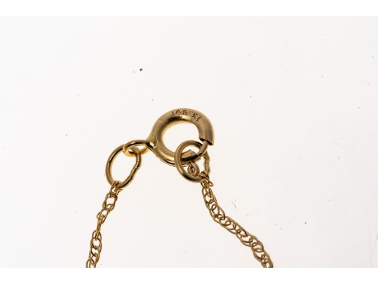 14K Yellow Gold Double-Link Chain Necklace