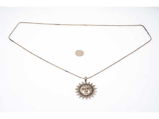 Collection Of Five Various Sterling Pendant Necklaces