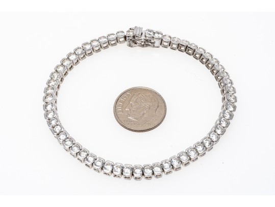 Sterling Silver And Cubic Zirconia Jewelry