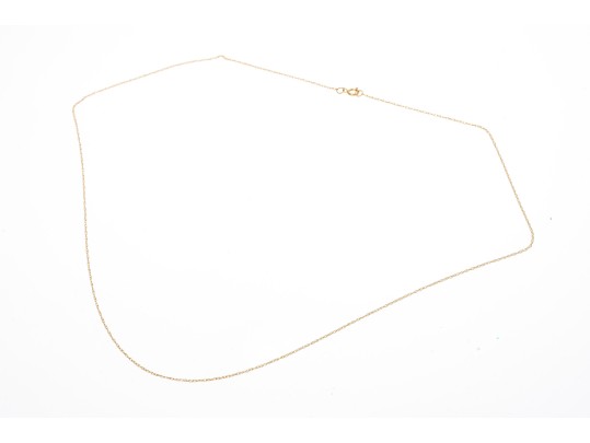 14K Yellow Gold Double-Link Chain Necklace