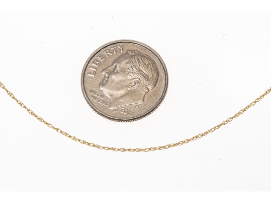 14K Yellow Gold Double-Link Chain Necklace