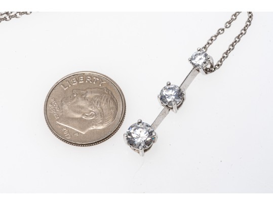 Sterling Silver And Cubic Zirconia Jewelry