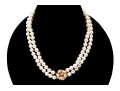 14K Double Stranded Pearl Necklace