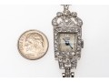 Geneva 14K, Platinum And Diamond Set Mechaincal Watch