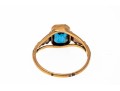 10k Gold Vintage Floral SidedRing, Size 5.75
