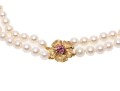 14K Double Stranded Pearl Necklace