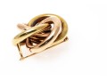 Fantastic 14K Yellow And Rose Gold Knot Style Brooch