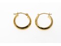 18k Yellow Gold Huggie Hoop Earrings