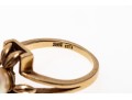 14K Single Pearl Open Form Ring, Size 7