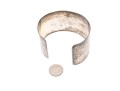 Sterling Silver Impactful Ultra-wide Contemporary Cuff Style Bracelet