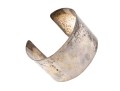 Sterling Silver Impactful Ultra-wide Contemporary Cuff Style Bracelet