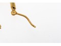 18k Yellow Gold Huggie Hoop Earrings