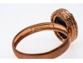 Chic Milor 18K Rose Gold Druzy Ring, Size 7