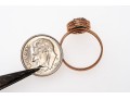 Chic Milor 18K Rose Gold Druzy Ring, Size 7