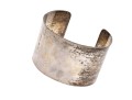 Sterling Silver Impactful Ultra-wide Contemporary Cuff Style Bracelet